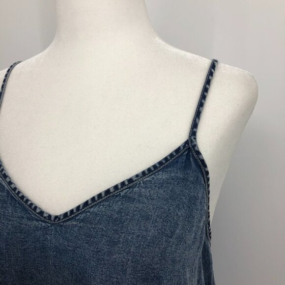Calvin Klein Jeans Blue chambray V neck camisole SP - Picture 9 of 15